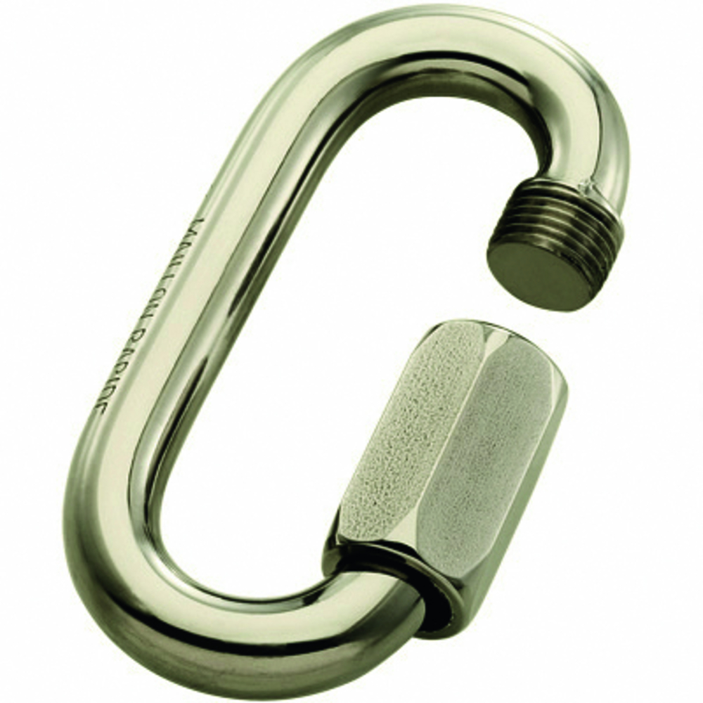 Maillon rapide p.o. d.2,5 mm inox rupture 500 kg LEVAC - 5190AAI