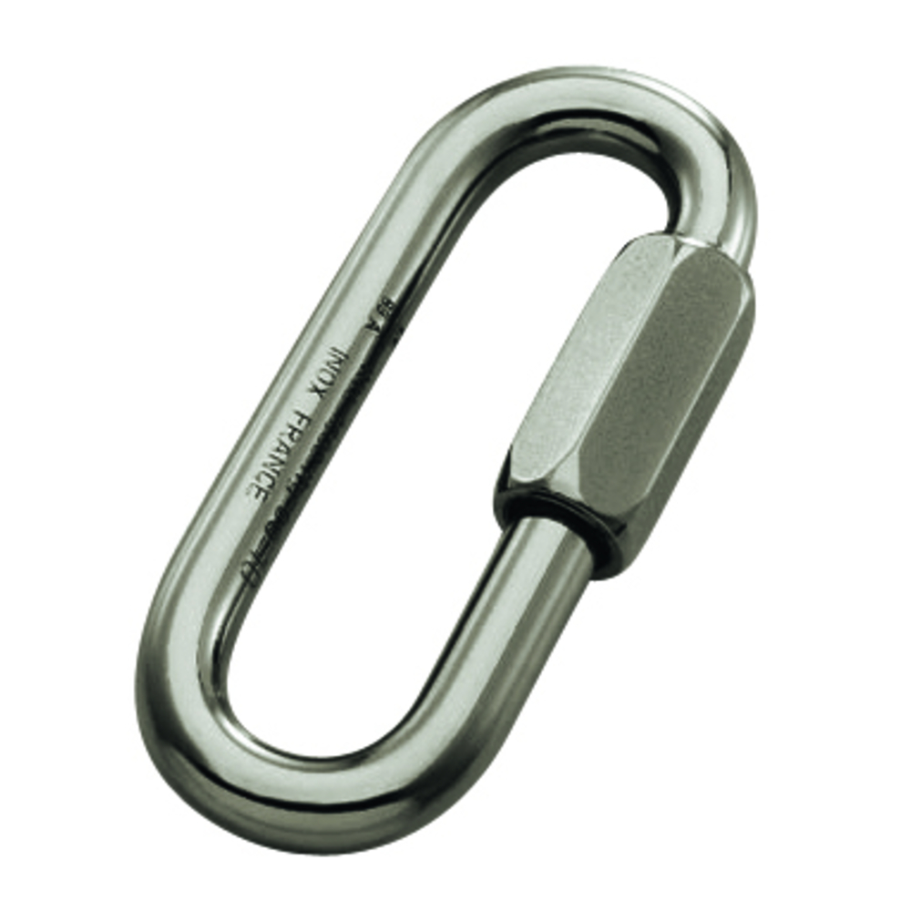 Maillon rapide g.o. d.3,5 mm inox rupture 1000 kg LEVAC - 5191AI