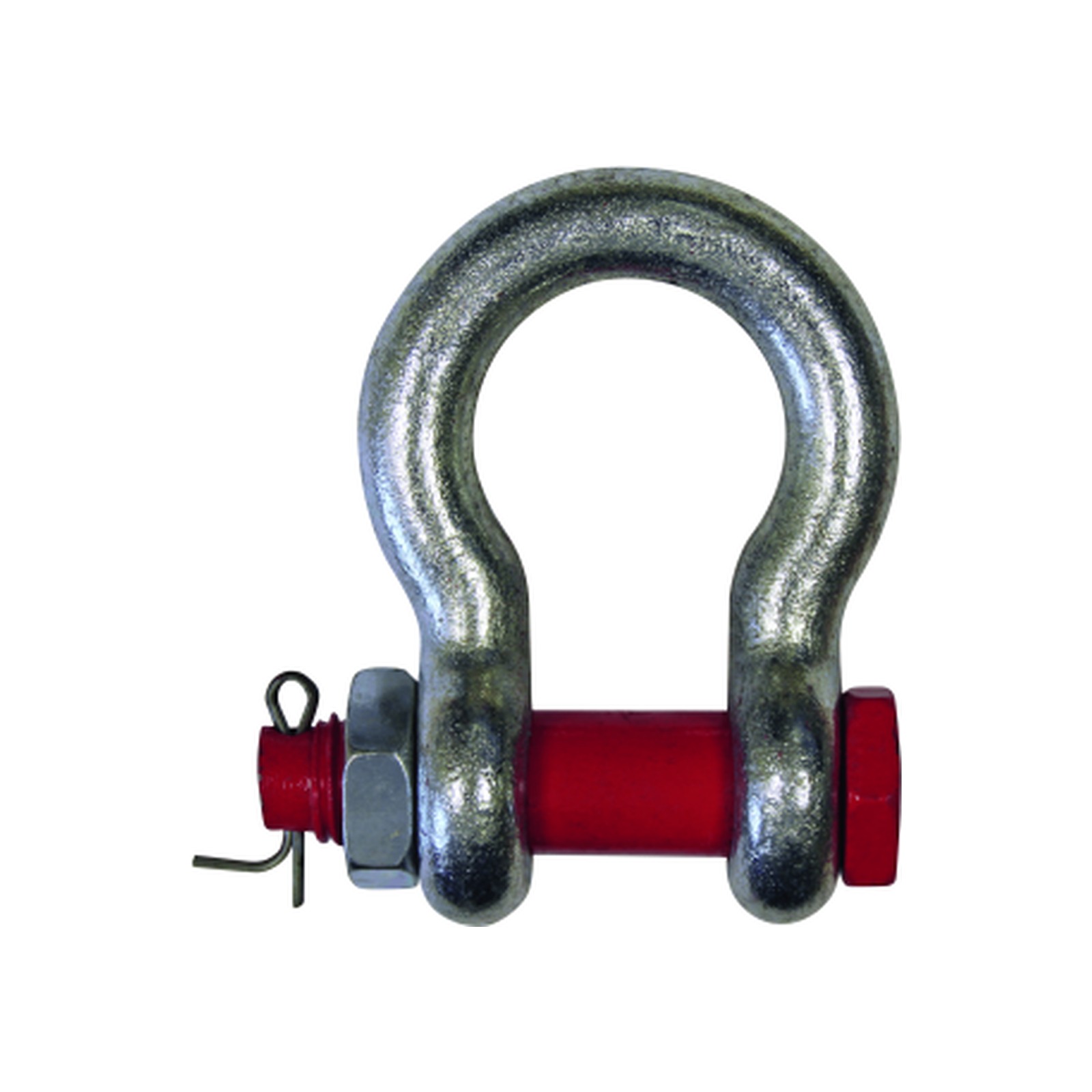 Manille lyre haute résistance axe boulonné galva LEVAC 5211N