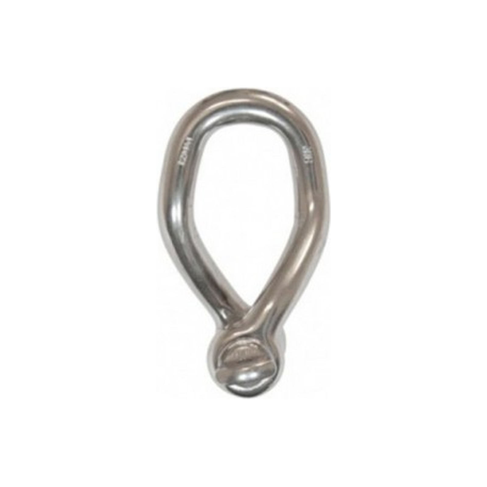Manille torse inox diamètre 10 mm LEVAC 5225E