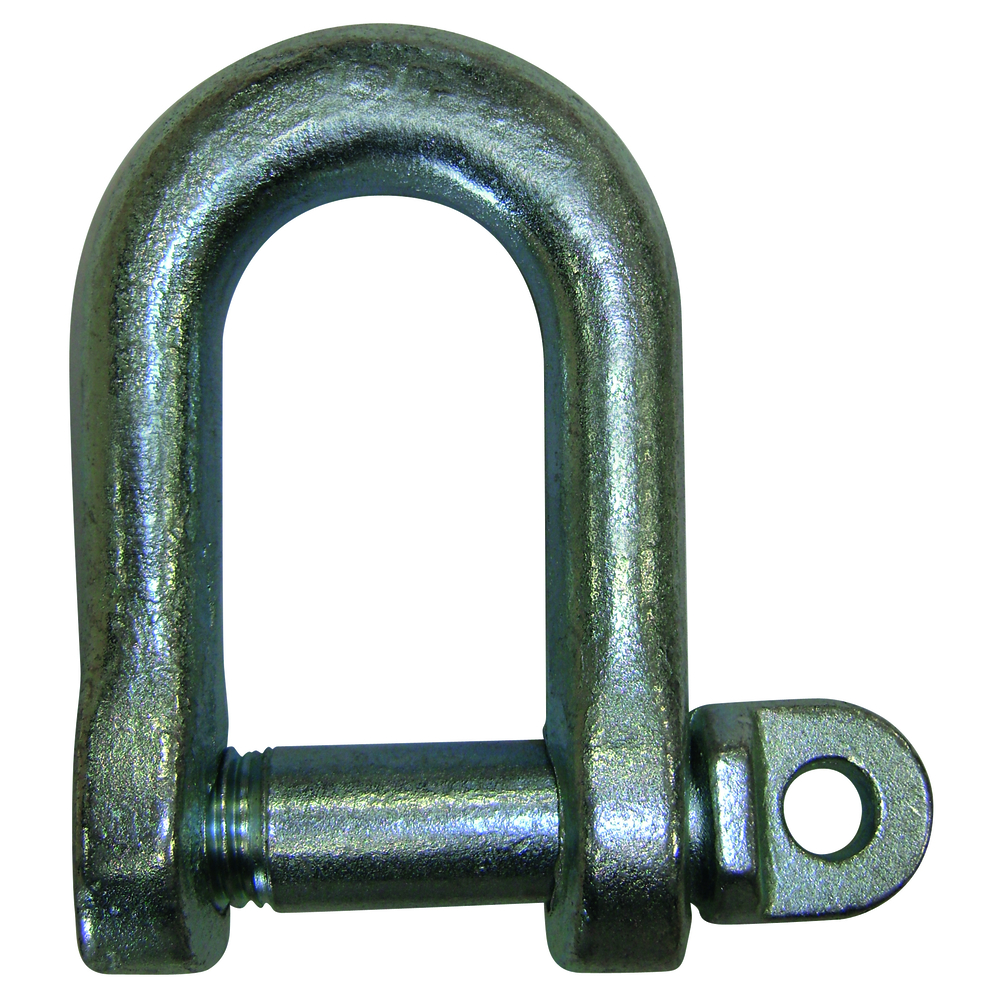 Manille droite standard d.25 mm zinguée cmu 2800 kg LEVAC - 5230MMG
