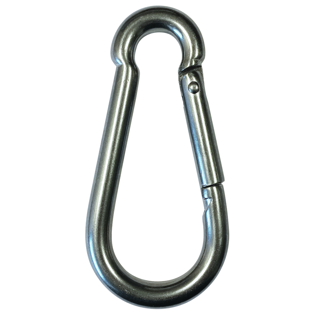 Mousqueton poire d.7x70 mm inox LEVAC - 5263C