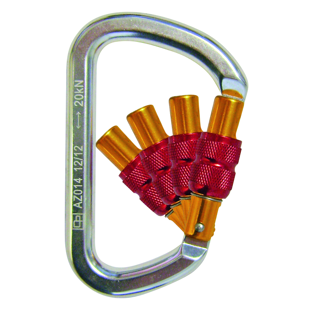 Mousqueton a vis alliage léger ouverture 25 mm LEVAC - 5266AZ014