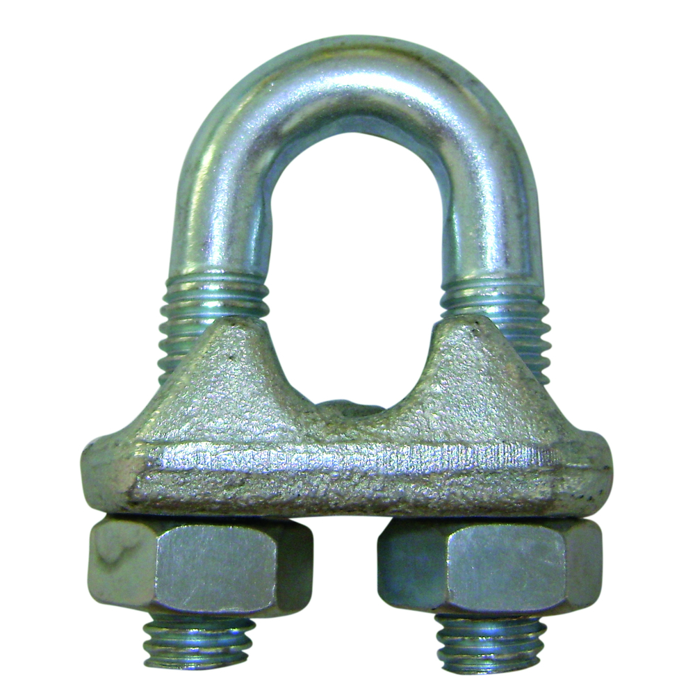 Serre-câble étrier marquage ce d.14 mm galva estampé a chaud LEVAC - 5274H