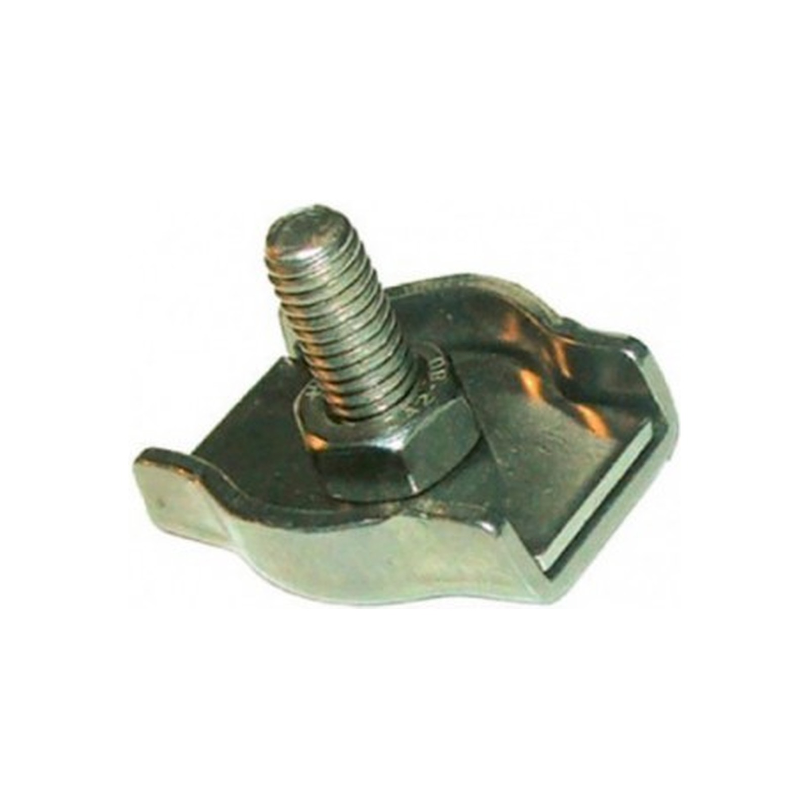 Serre-câble plat inox 3 mm 1 boulon LEVAC 5286B