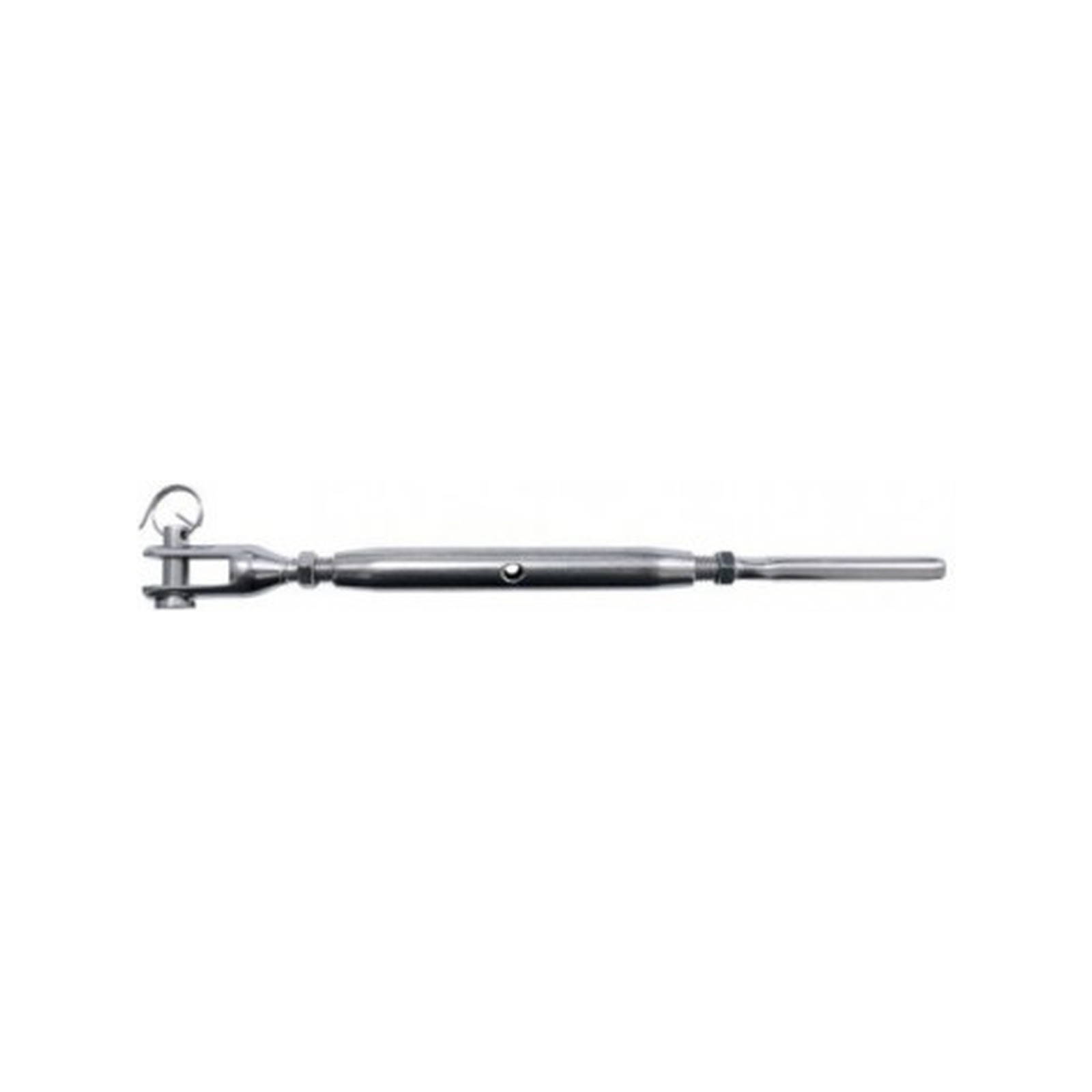 Ridoir inox à 1 chape + 1 embout à sertir LEVAC 5296F