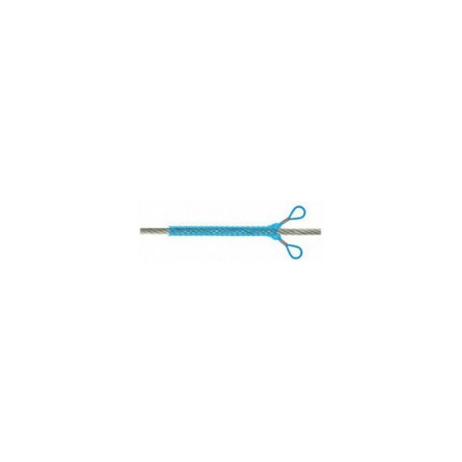 Tire-câble ouvert double boucle acier galva LEVAC 5336L