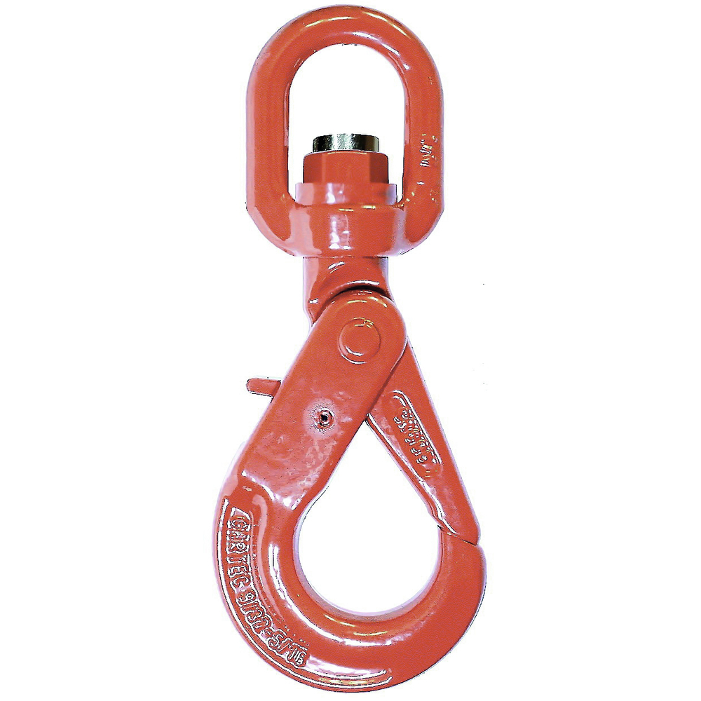 Crochet verrouillage auto a touret chaîne d.10 mm cmu 4 t grade-100 LEVAC - 5840D