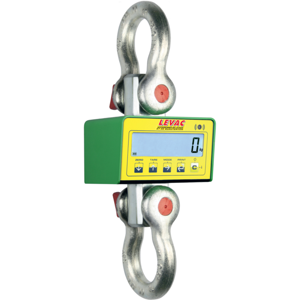 Dynamométre portée maxi 1500 kg affichage digital LEVAC - 6018A