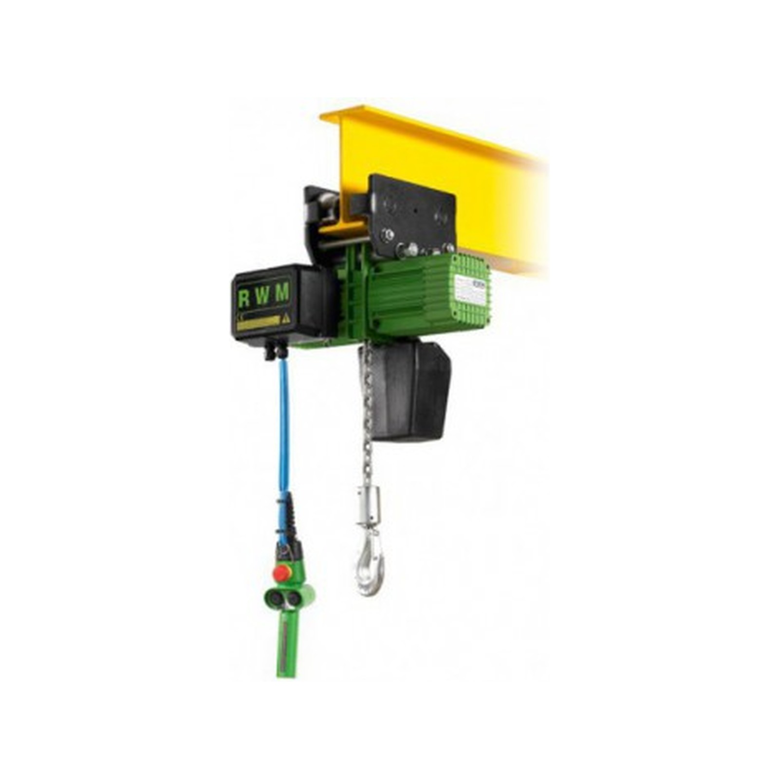 Palan électrique chaîne libre 1000 kg levée 3 m vitesse 2/8 m/mn RWM 6053D28CS