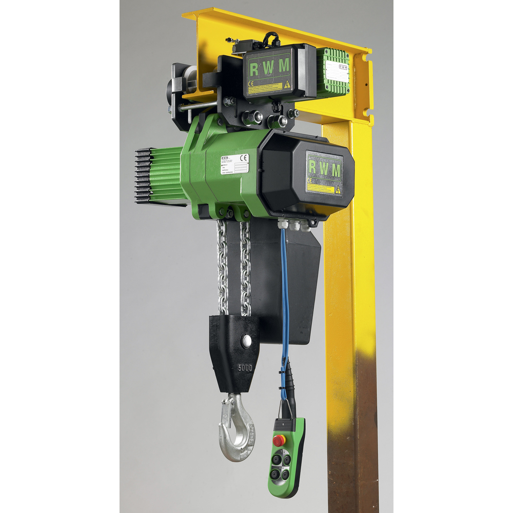 Palan électrique chariot élec 2 cmu 2500 kg 1 brin 7/14 m/mn vit. 2/8 m/mn 3m RWM - 6054G28CE2