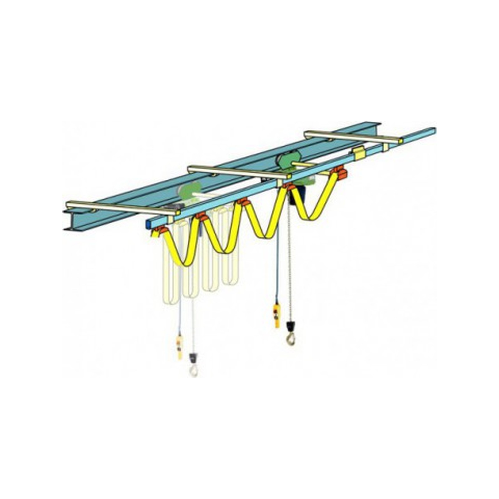 Guirlande alimentation palan électrique 4m Kit complet LEVAC 6058A-04