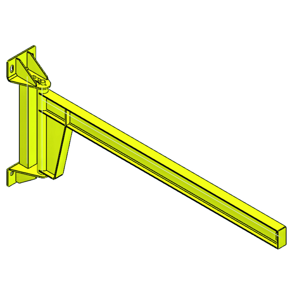 Potence murale portée 5 m cmu 3200 kg inversée rotation 180° LEVAC - 6126H05