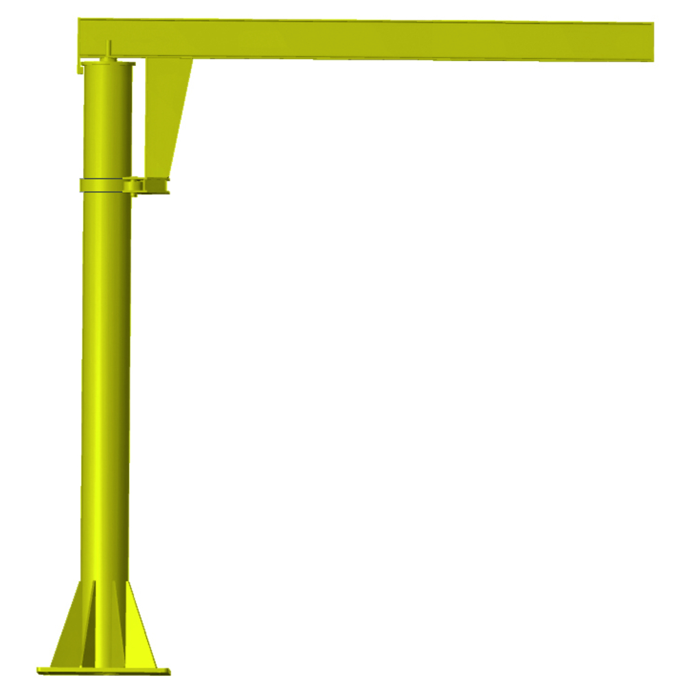 Potence sur fût h.s.f. 3 m cmu 250 kg portée 2 m inversée rotation 360° LEVAC - 6127B02