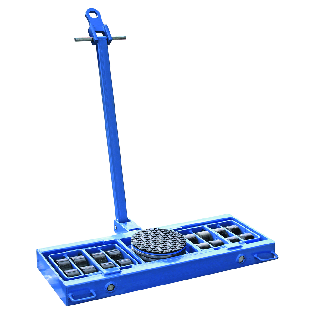 Patin rouleur 24 t pivotant avec timon 16 roues nylon LEVAC - 6135SS240