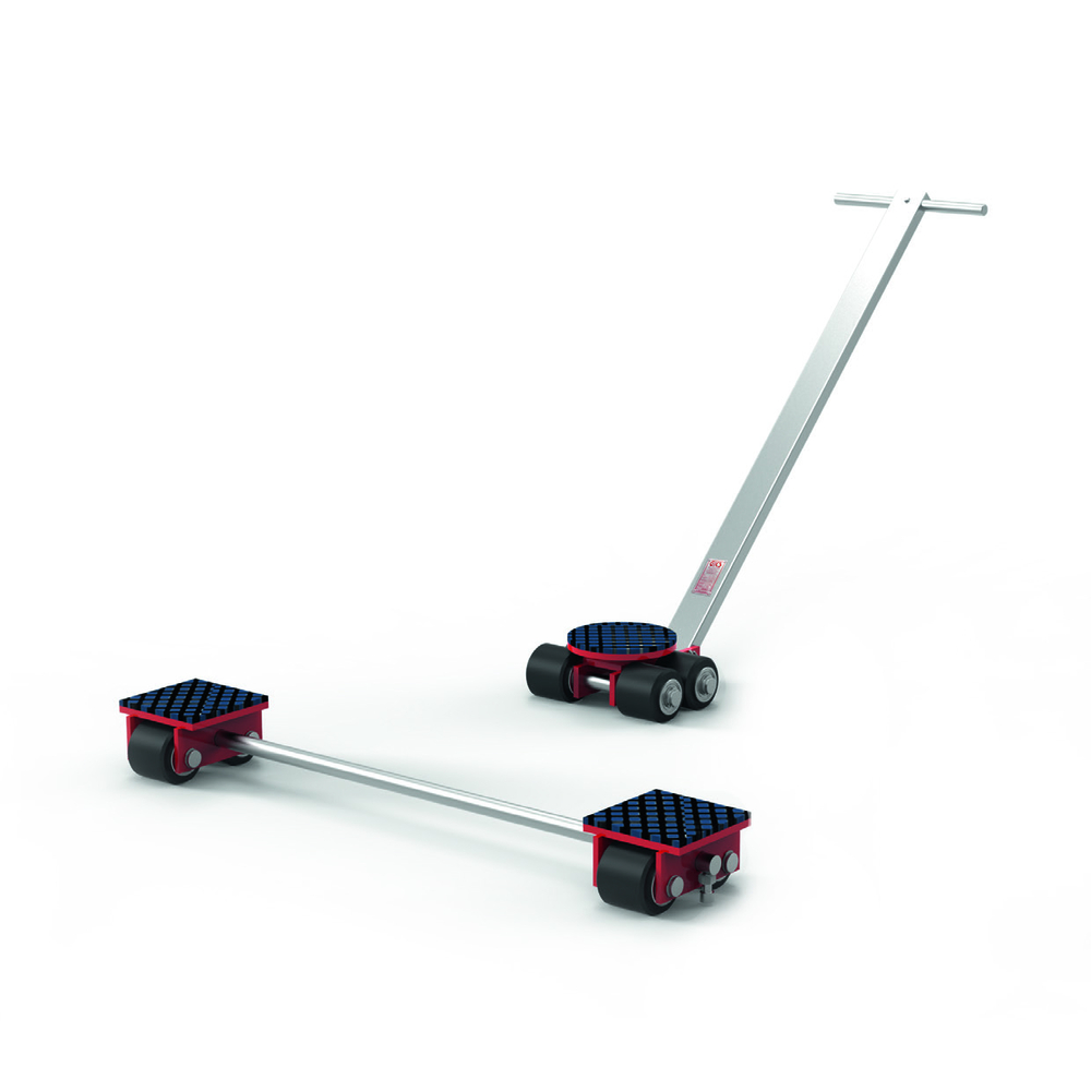 Patin rouleur 3 t avec timon LEVAC - 6136L3