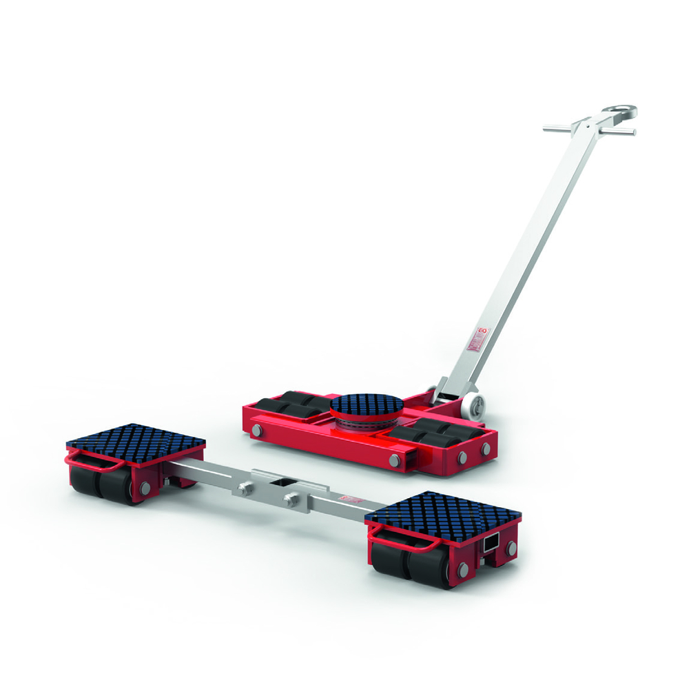 Patin rouleur 6 t avec timon LEVAC - 6136L6