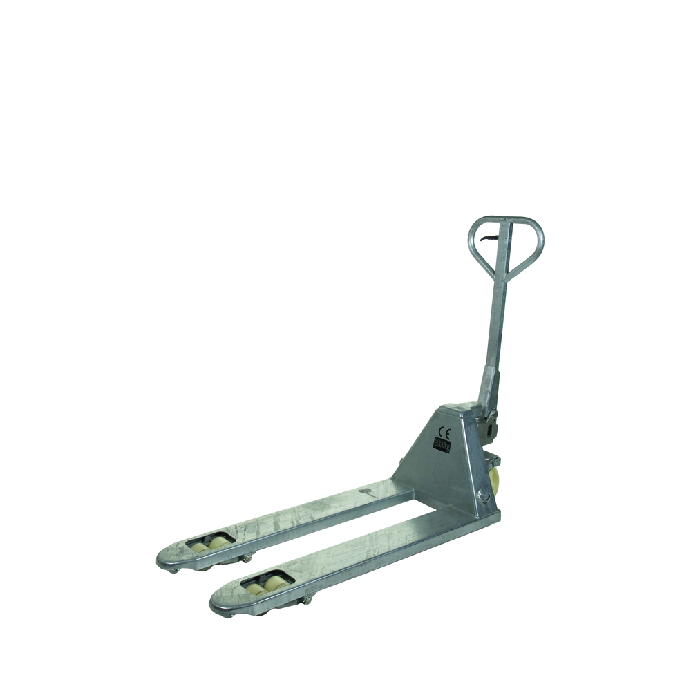 Transpalette manuel galva cmu 2000 kg fourches 1150 mm roues + boggie nylon LEVAC - 6140AG