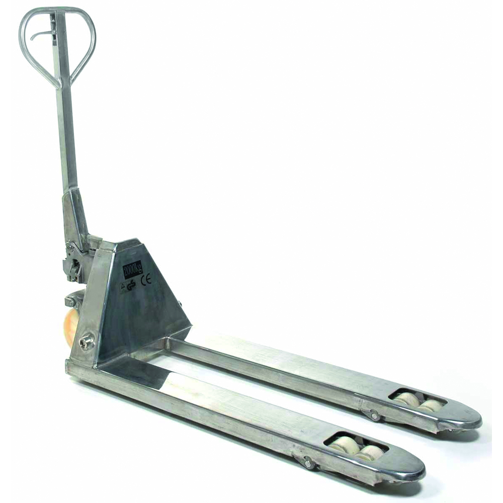 Transpalette manuel inox cmu 2000 kg fourches 1130x520 mm LEVAC - 6140S