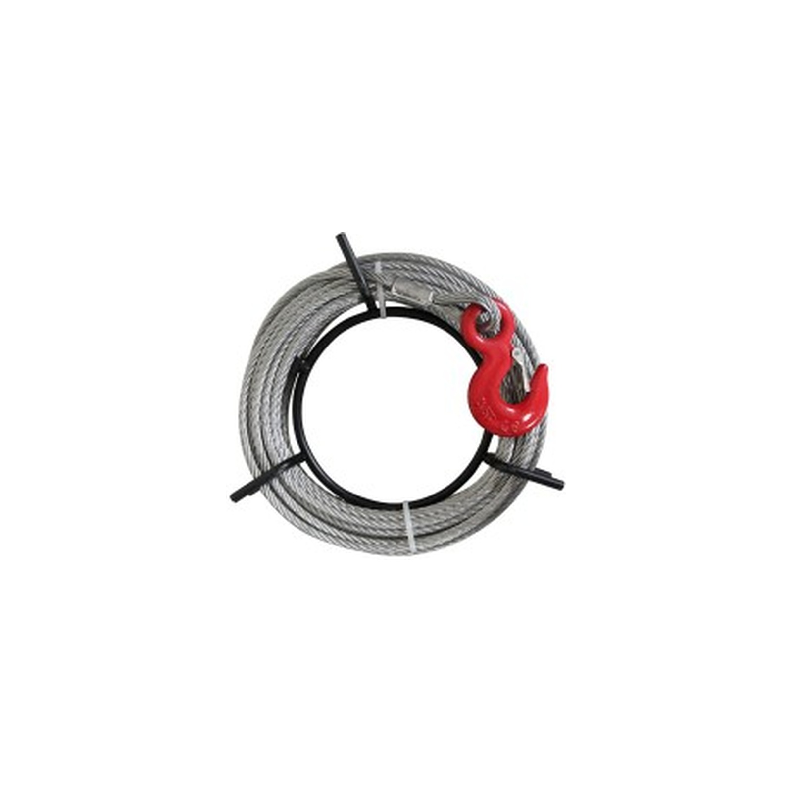 Couronne câble acier galva 20 m sur enrouleur LEVAC 6180AC
