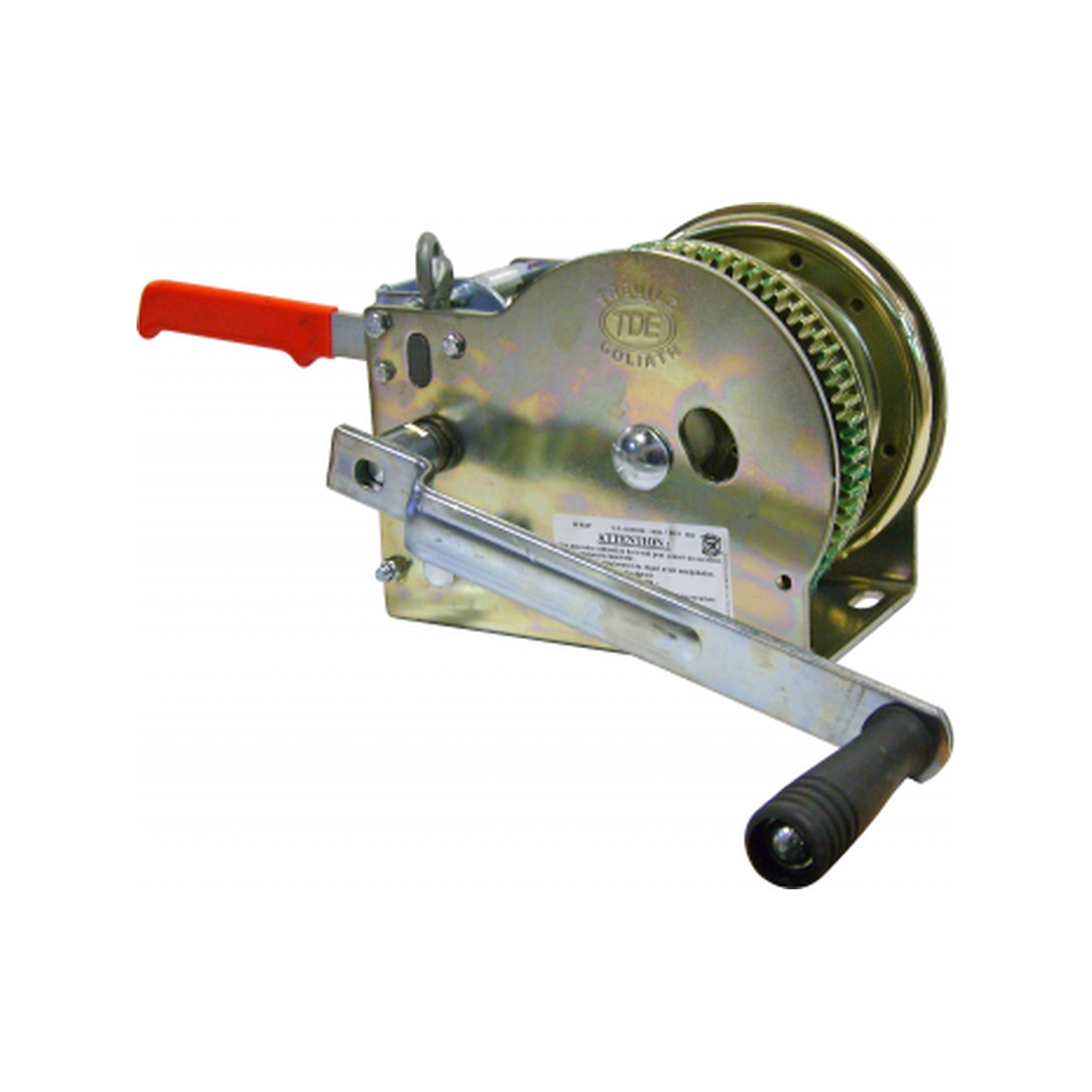 Treuil manuel halage 16 N2 F avec frein 1556 kg LEVAC 6400HA