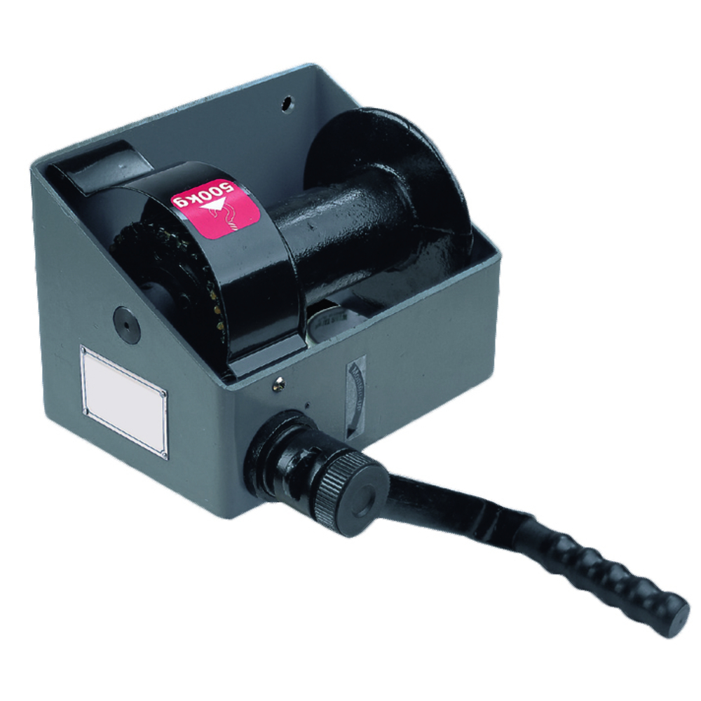 Treuil d'applique a vis 500 kg capacité maxi 25 m sans câble LEVAC - 6411D