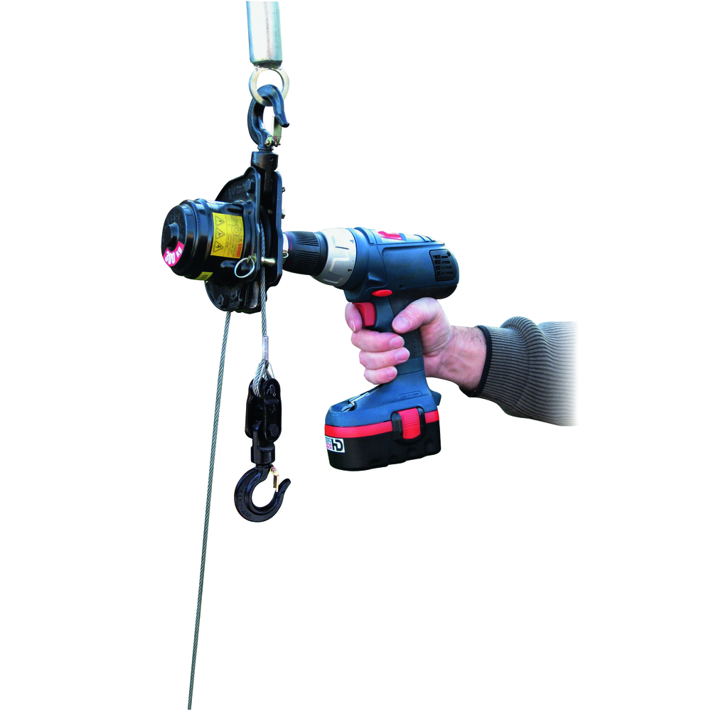 Treuil portatif 300 kg équipe de 12 m de câble LEVAC - 6528A