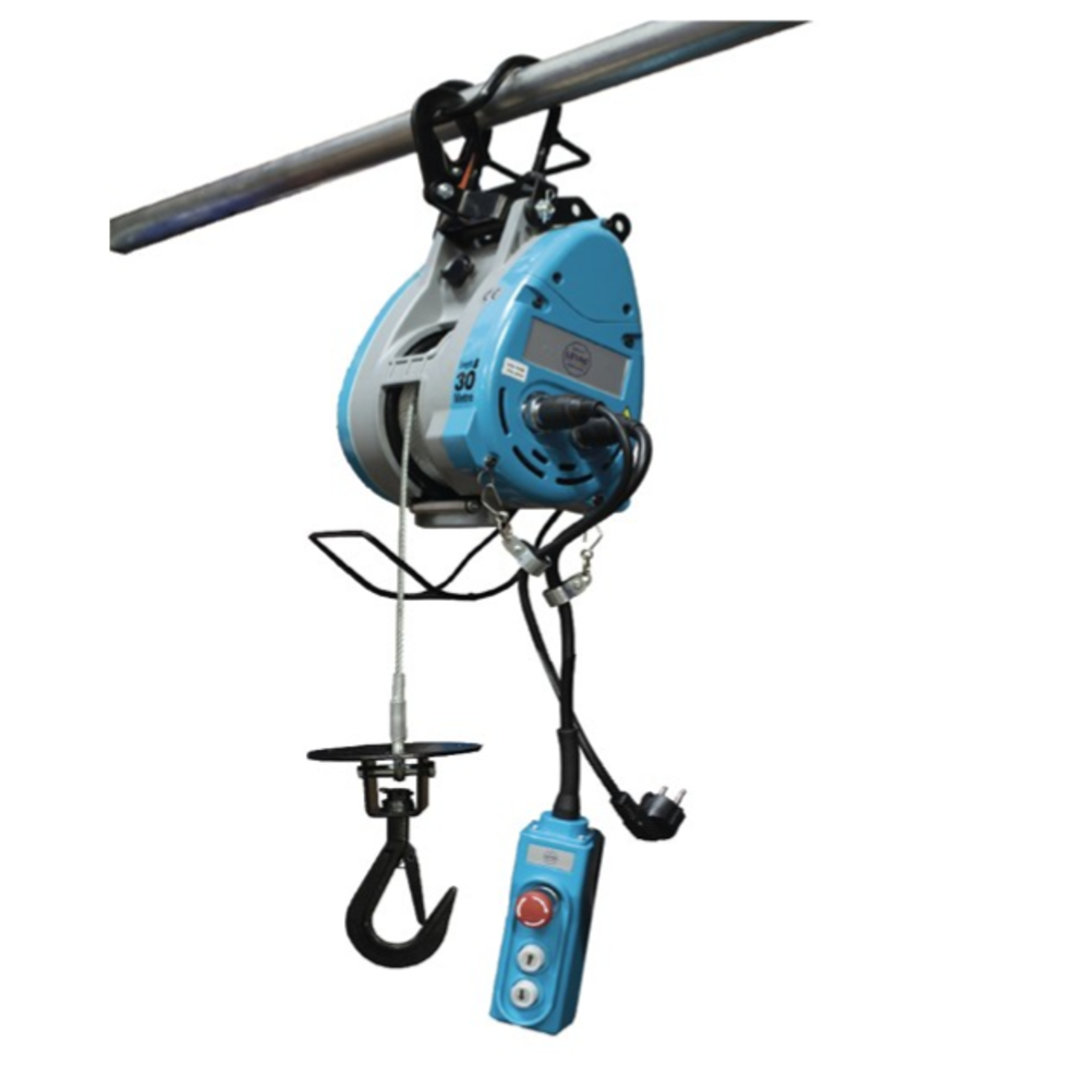 TREUIL ELECTRIQUE 30 M DE LEVAGE 500 KG LEVAC 6532D