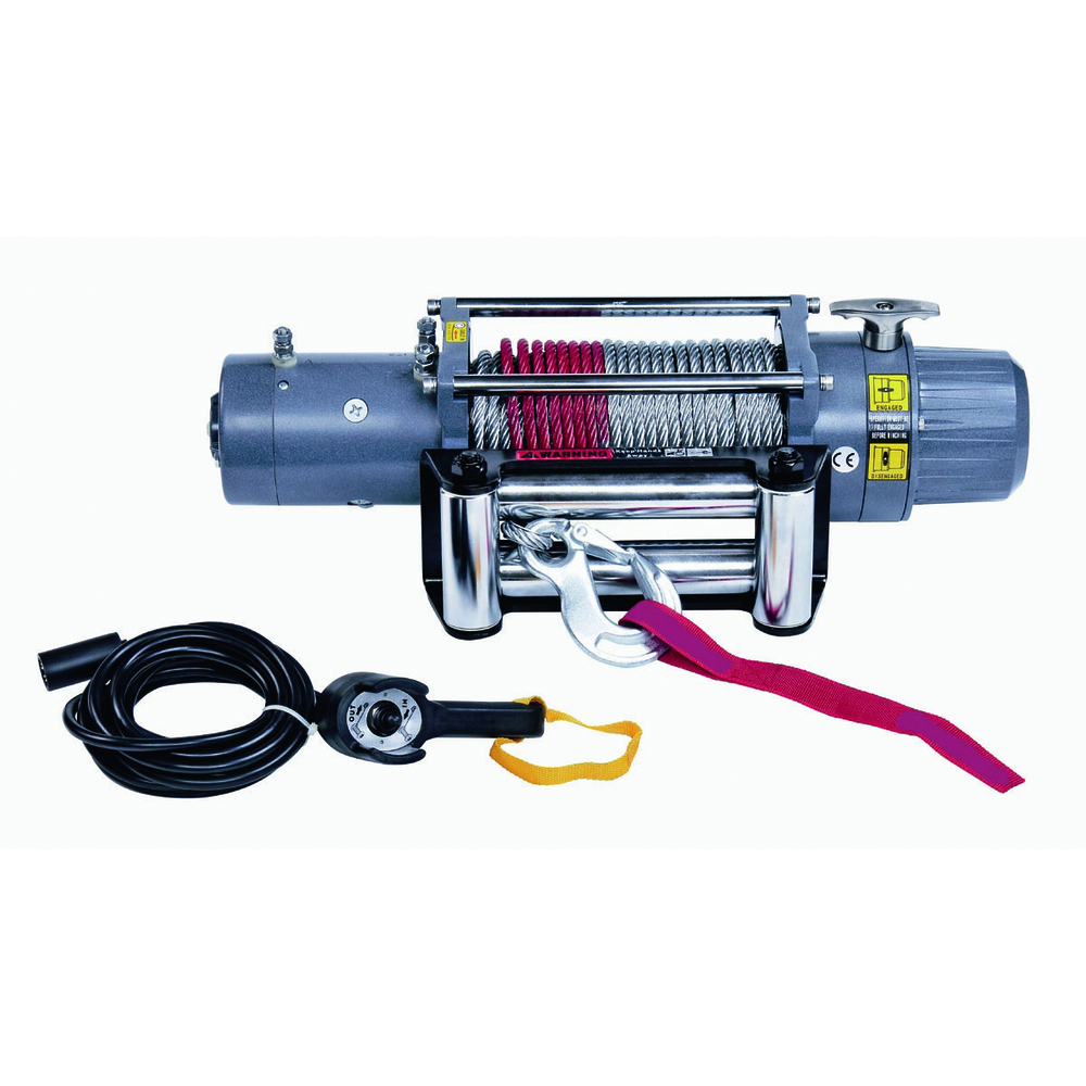 Treuil électrique 12v traction 4000 kg câble d.8 mm long. 30 m LEVAC - 6535DV09012