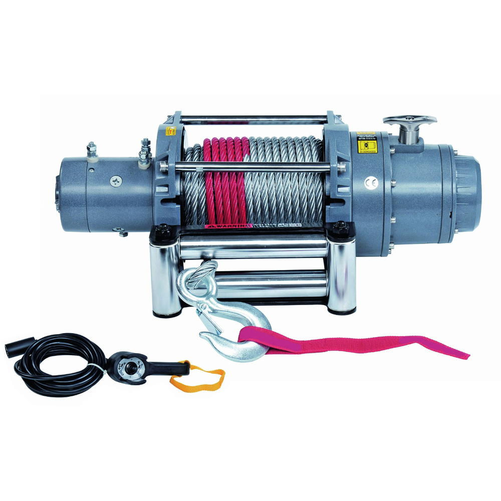 Treuil électrique 12v traction 5400 kg câble d.10 mm long. 38 m LEVAC - 6535DV12012