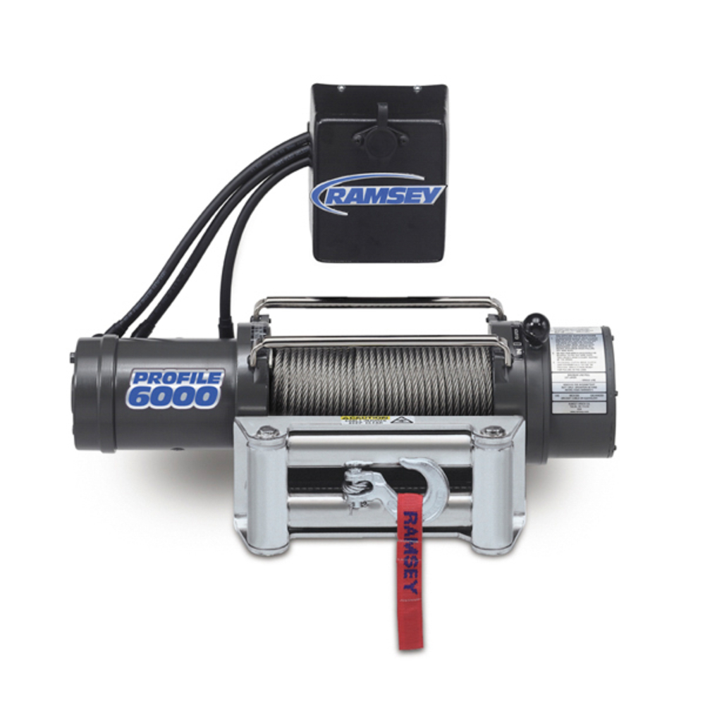 TREUIL ÉLECTRIQUE 24V TRACTION 2700 KG CÂBLE D.6,5 MM LONG. 30M LEVAC - 6535RE0624