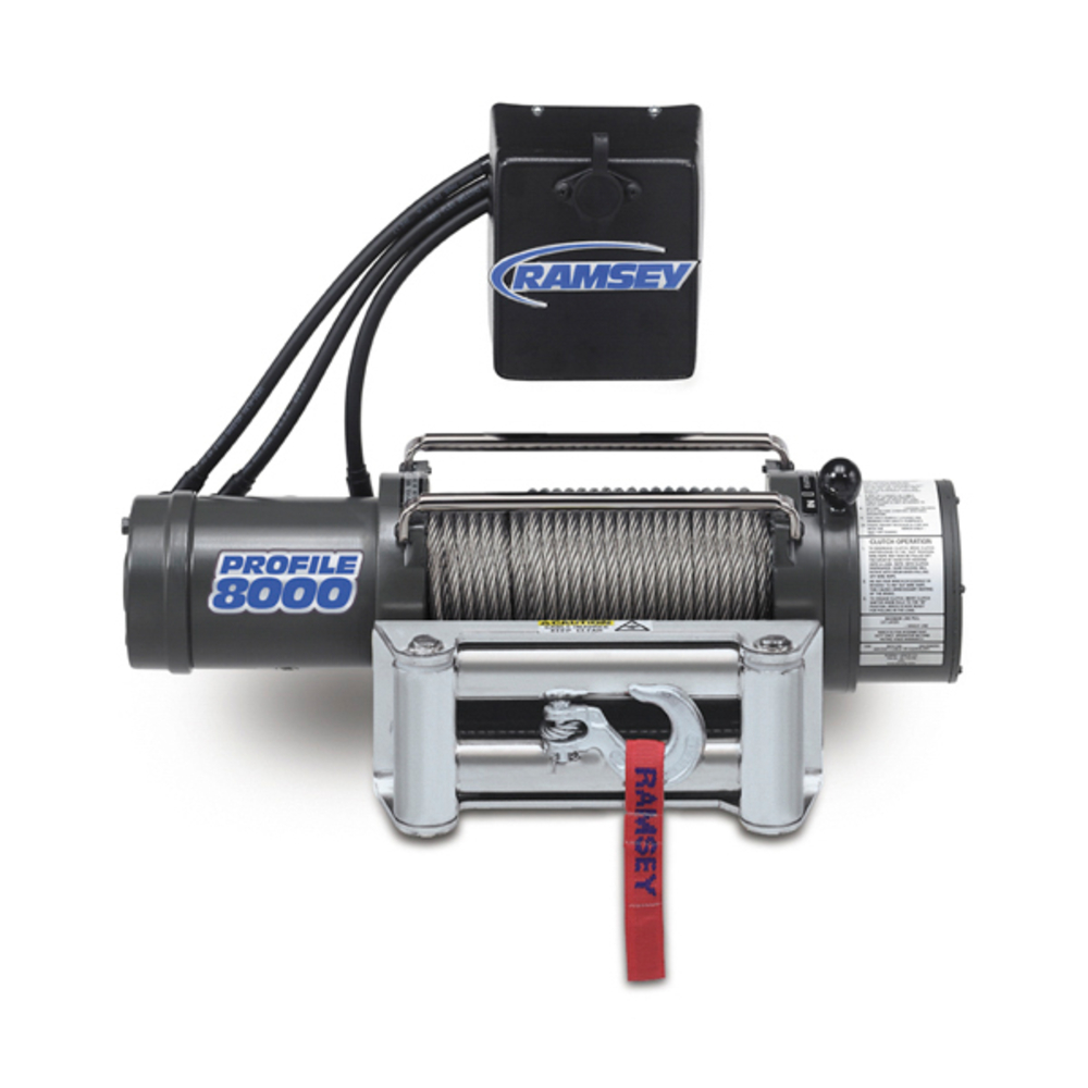 TREUIL ÉLECTRIQUE 12V TRACTION 3500 KG CÂBLE D.8 MM LONG. 28M LEVAC - 6535RE0812