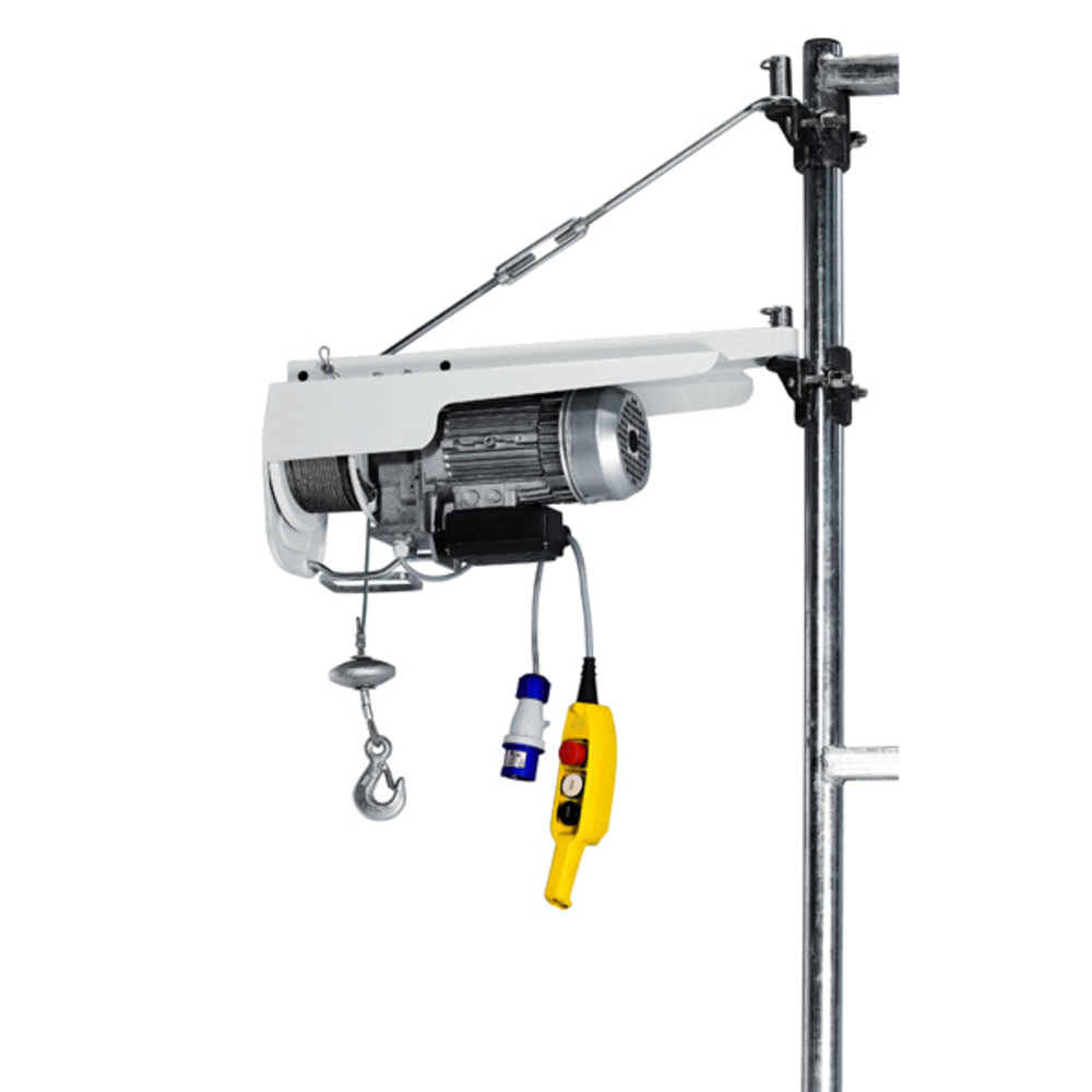 TREUIL ÉLECTRIQUE TRI CMU 950 KG 13,3 M/MN 2,2 KW + BT + 25M CÂBLE D.7 MM (50 M) LEVAC - 6536F
