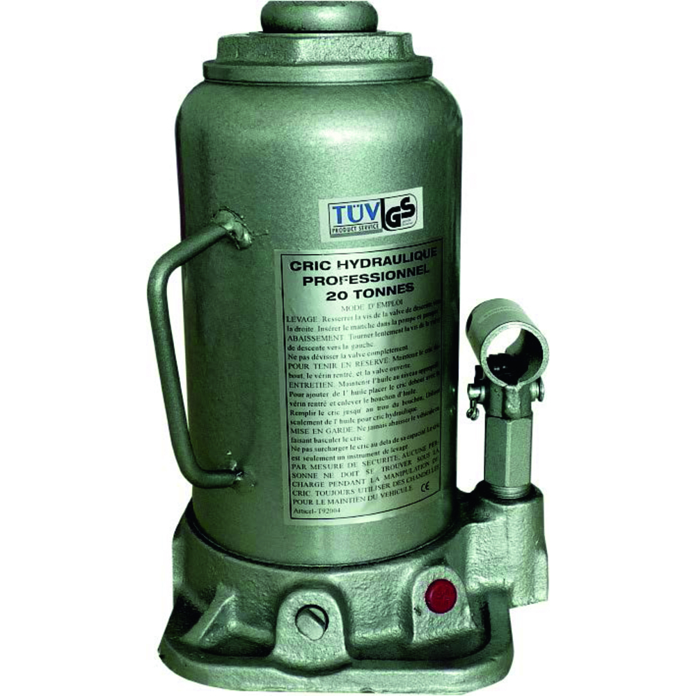 Cric bouteille hydraulique 20 t LEVAC - 6806F