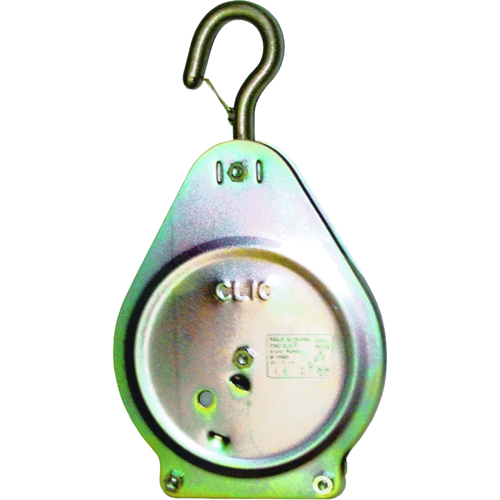 Poulie clic cmu 100 kg zing. réa nylon d.220 mm ext. p/corde d.20 a 26 mm LEVAC - 7010A2