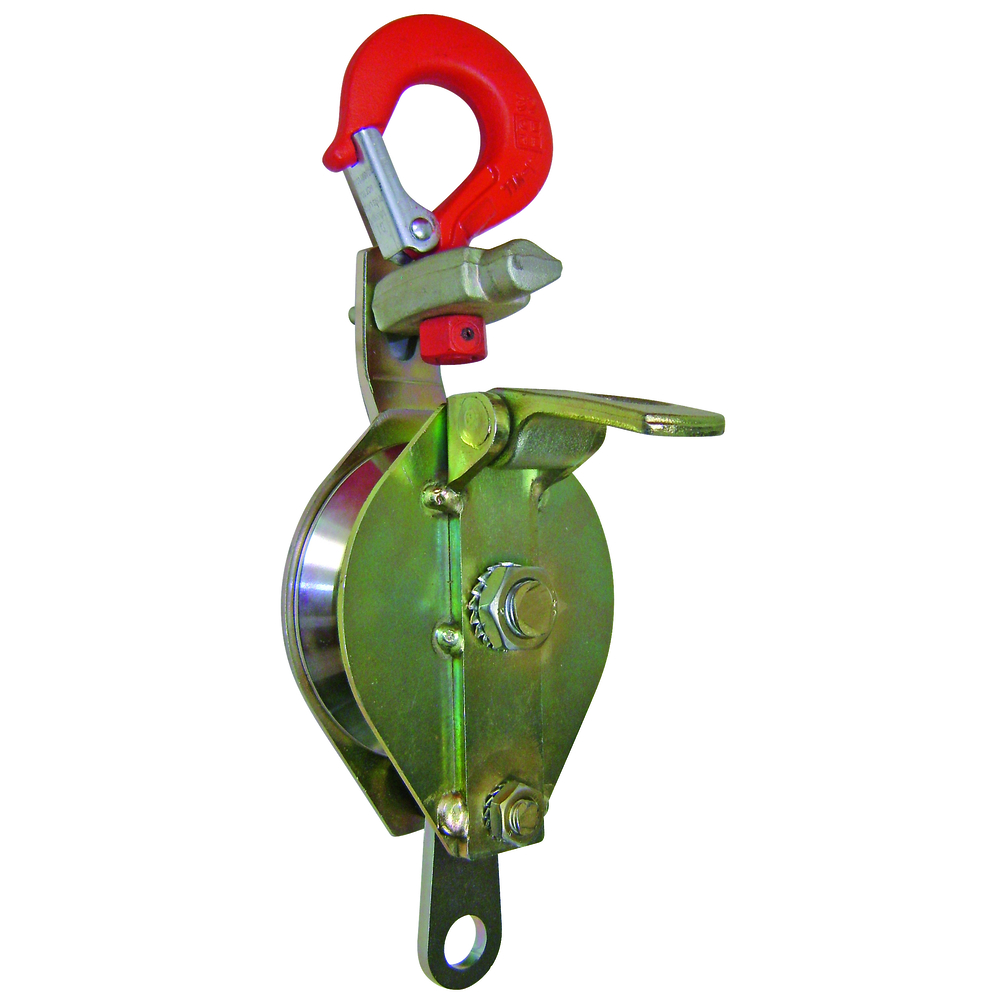 Poulie a câble ouvrante 630 kg réa bag.bronze d.100 mm câble 7-8 mm LEVAC - 7120BBR