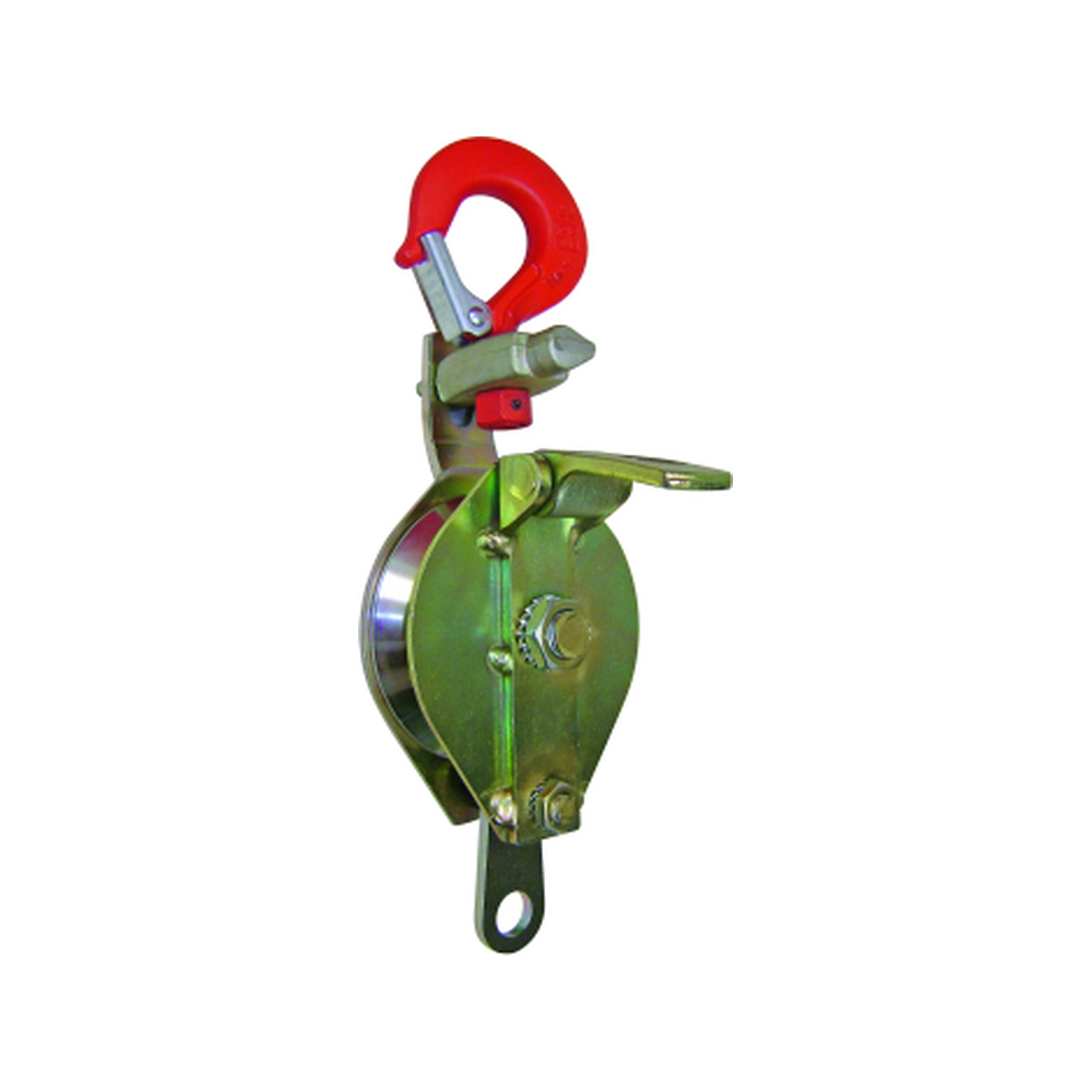 Poulie ouvrante câble réa bronze 100 mm câble 7-8 mm LEVAC 7120CBR