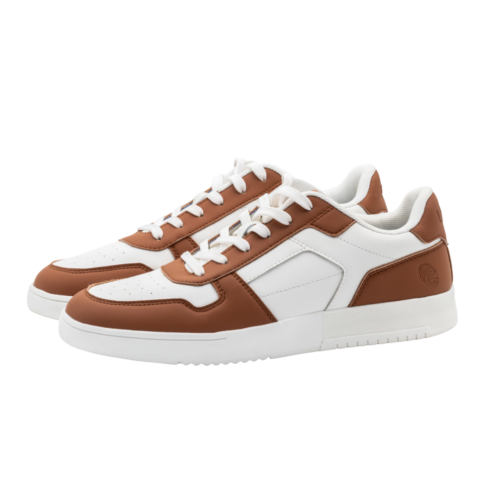 Chaussures sneakers basses JADE terre brûlée marrons -  LEVAC