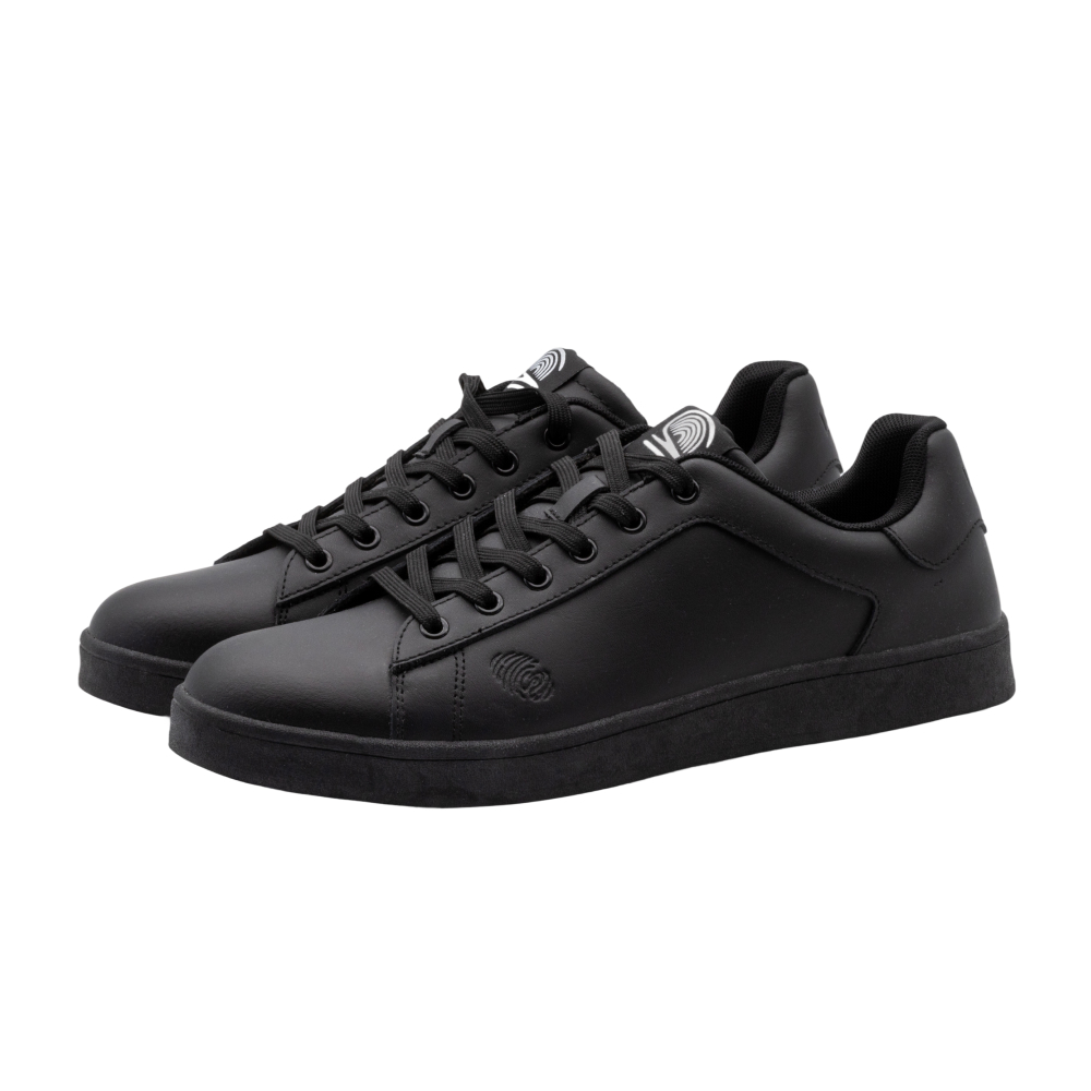 Chaussures sneakers basses SACHA noires -  LEVAC
