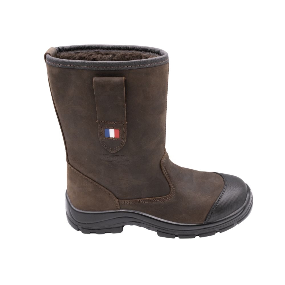 Bottes de sécurité URANUS fourrée en cuir S3S HI CI SC LG SR FO - LEVAC