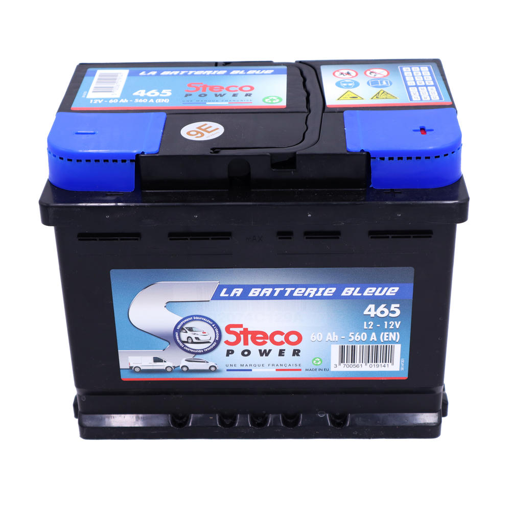 Batterie 12V 60Ah 560A 242x175x190 stecopower - 465