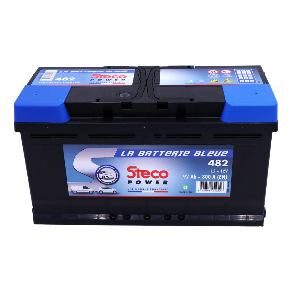 Batterie 12V 92Ah 800A 353x175x190 mm stecopower - 482