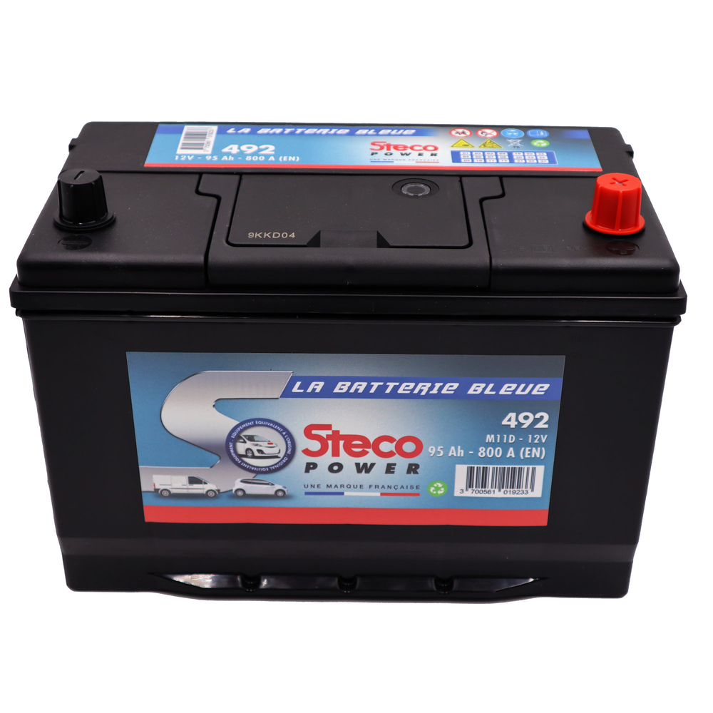Batterie 12V 95Ah 800A 303x175x227 stecopower - 492