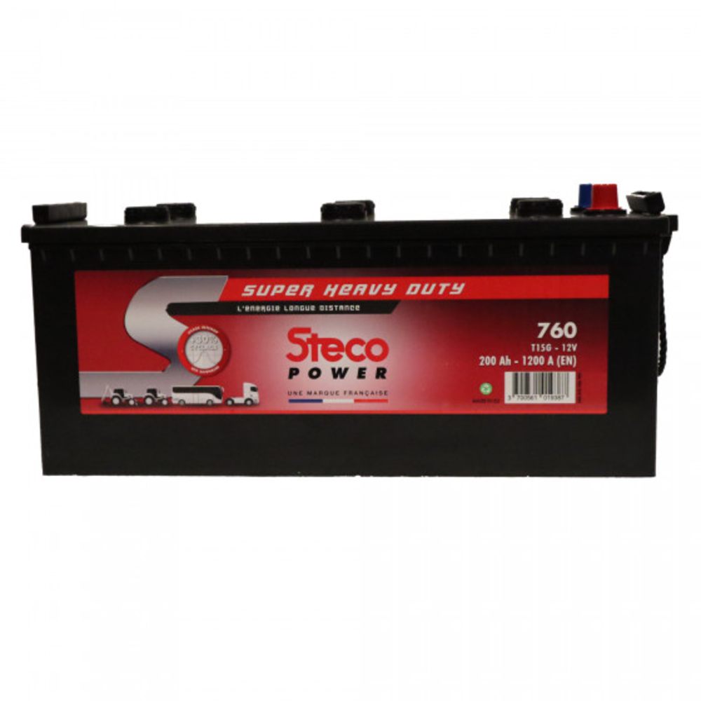 Batterie 12V 150Ah 1000A 509x175x208 mm super heavy duty stecopower - 720