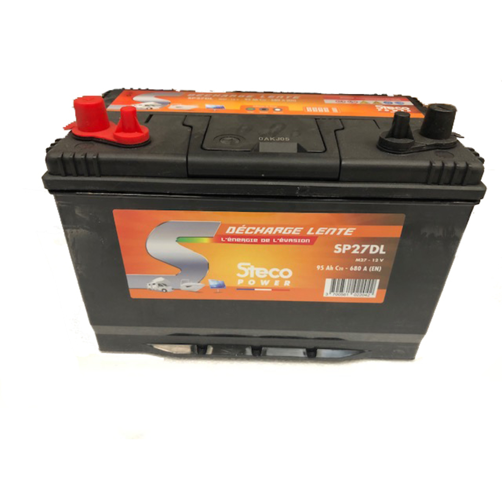 Batterie 12V 145 ah (20h) 513x189x220 mm décharge lente stecopower - 931dl