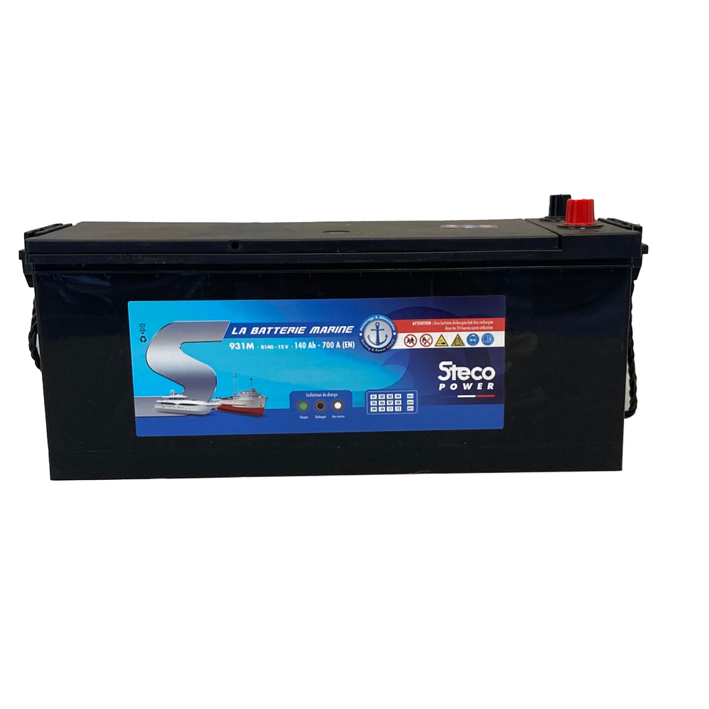 BATTERIE 12V 140AH 700A (EN) 513X189X220 - STECOPOWER - 931M