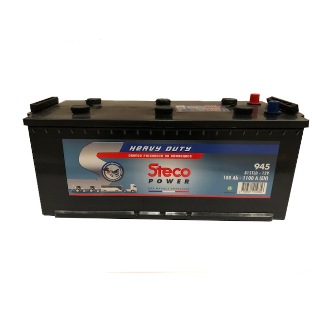 Batterie 12V 180Ah 1100A HEAVY DUTY STECOPOWER - 945