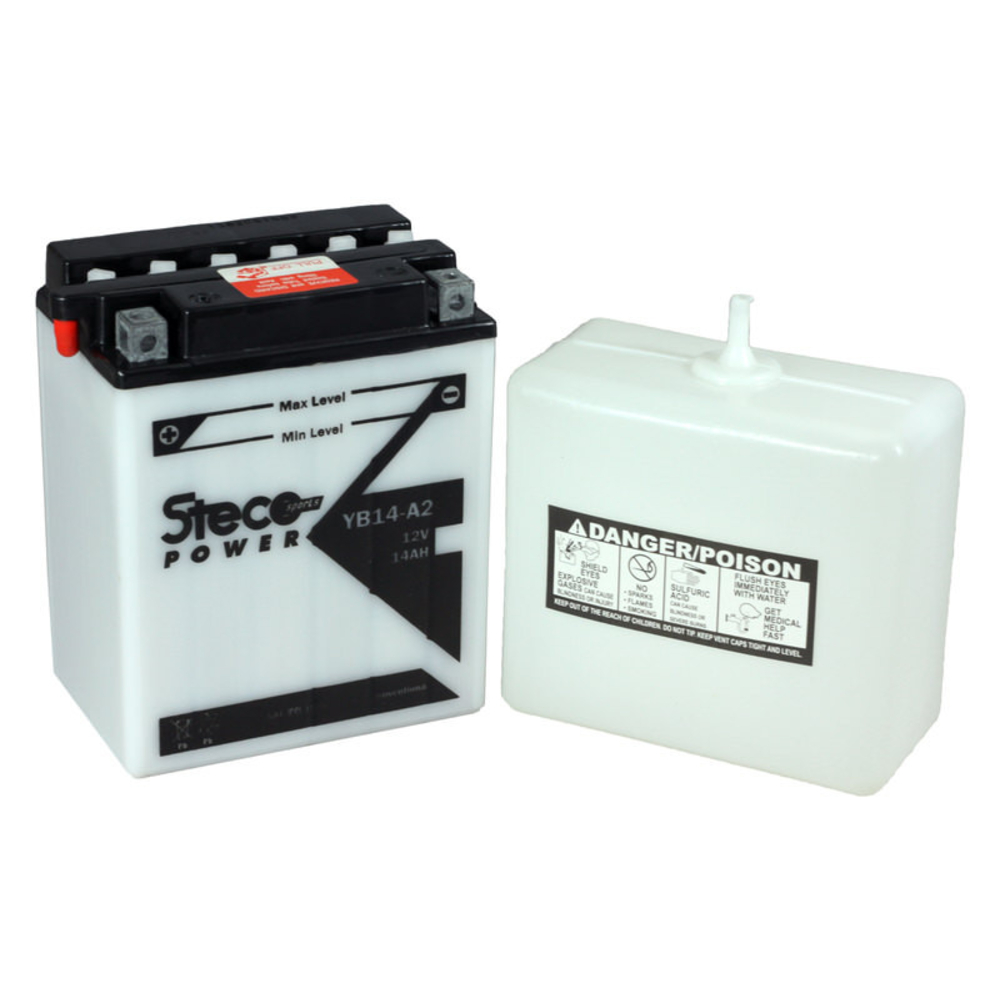 Batterie 12v (10h) 14ah 190a 134x89x166 stecopower - yb14-a2