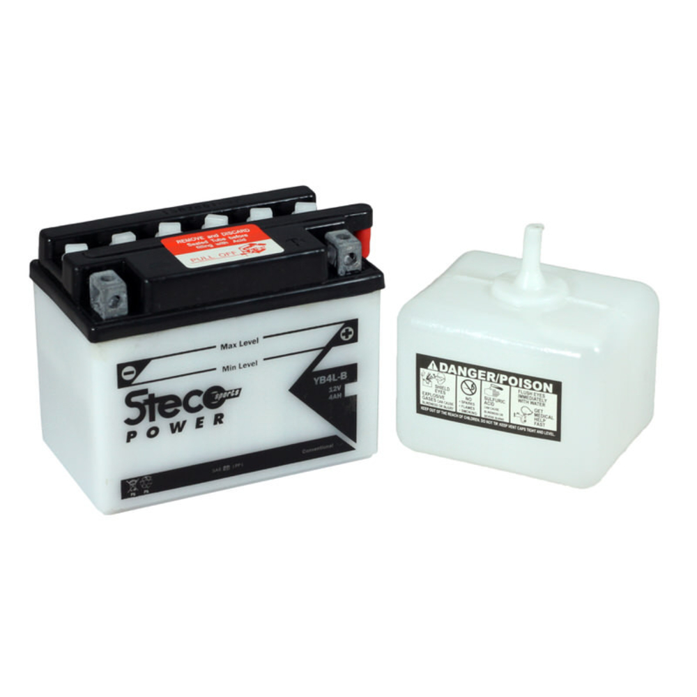 Batterie 12v (10h) 4ah 50a 120x70x92 stecopower - yb4l-b