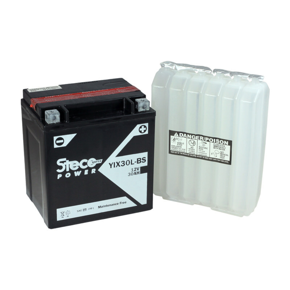 Batterie 12v (10h) 30ah 385a 166x126x175 stecopower - yix30l-bs